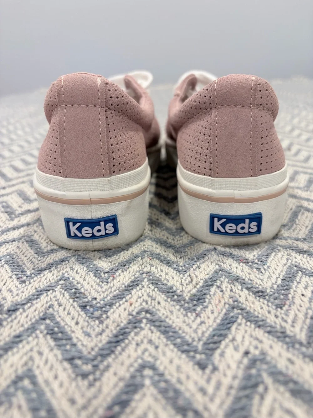 Keds Jump Kick Duo Platform Sneaker in Mauve Suede size 7.5